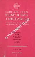 Complete Local Road & Rail Timetables - Hertford, Ware, Hoddesdon, Enfield, Cheshunt and District, 15 June 1968 by London Transport